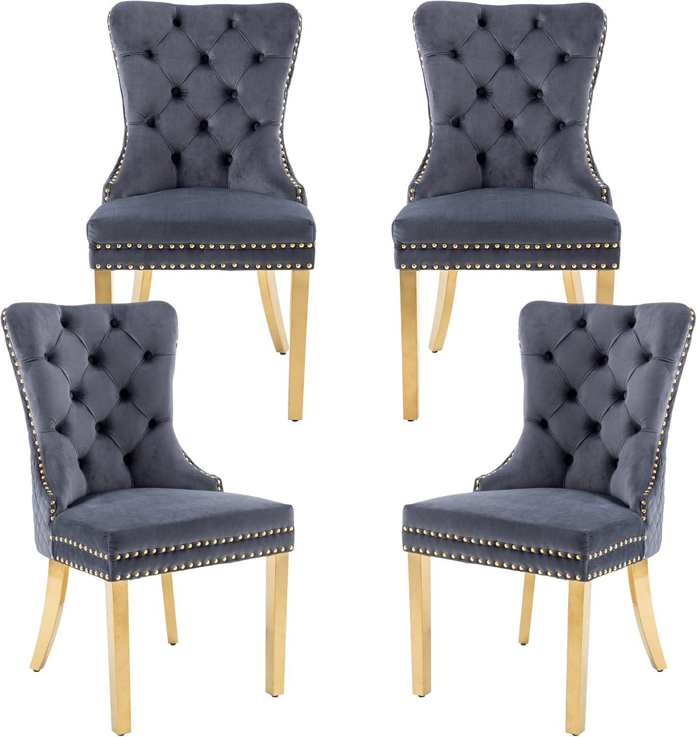 Kiliam Tufted Upholstered Back Side Chair Dining Chair