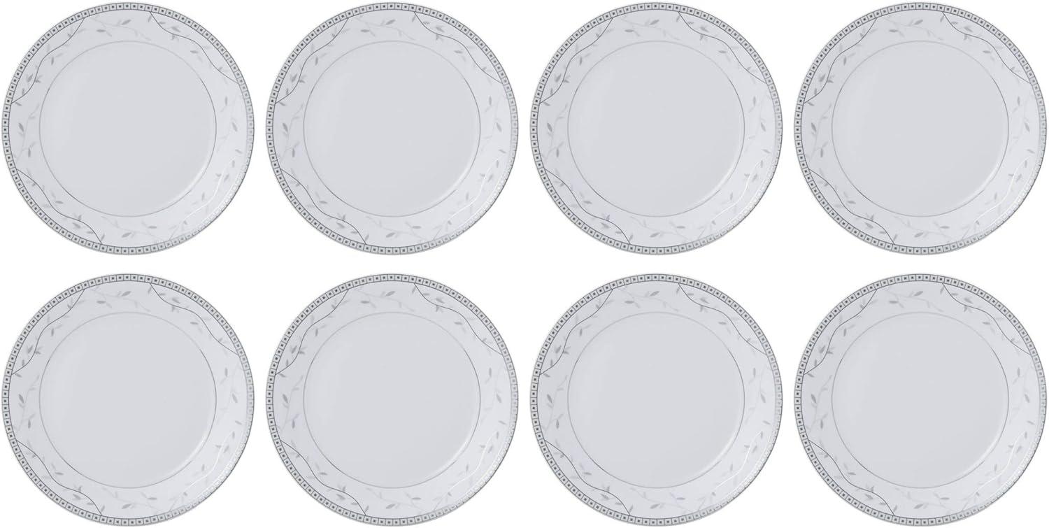 Fitz and Floyd Fitz and Floyd Platinum Vine 32-Piece Porcelain Dinnerware Set, Service for 8