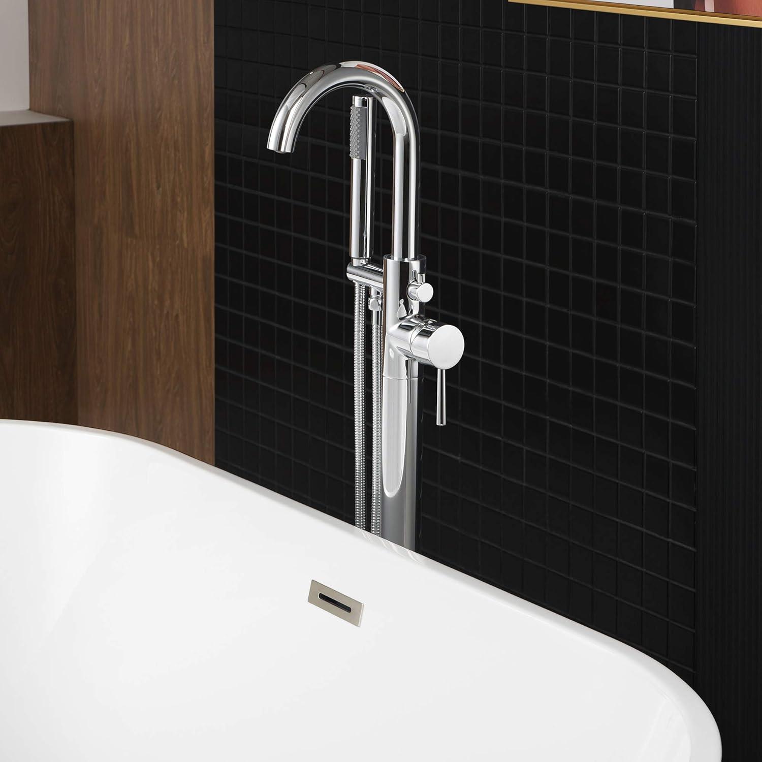 Cove 1 Handle Freestanding Tub Filler with Diverter