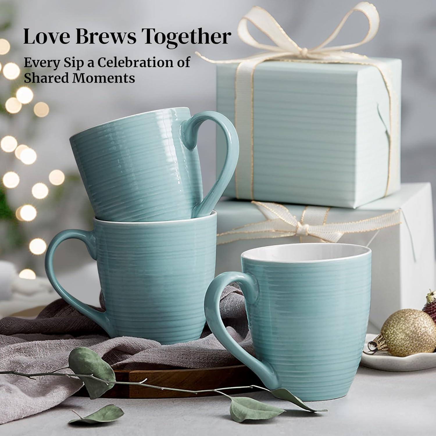 DOWAN DOWAN Ceramic Coffee Mug (Set of 6)