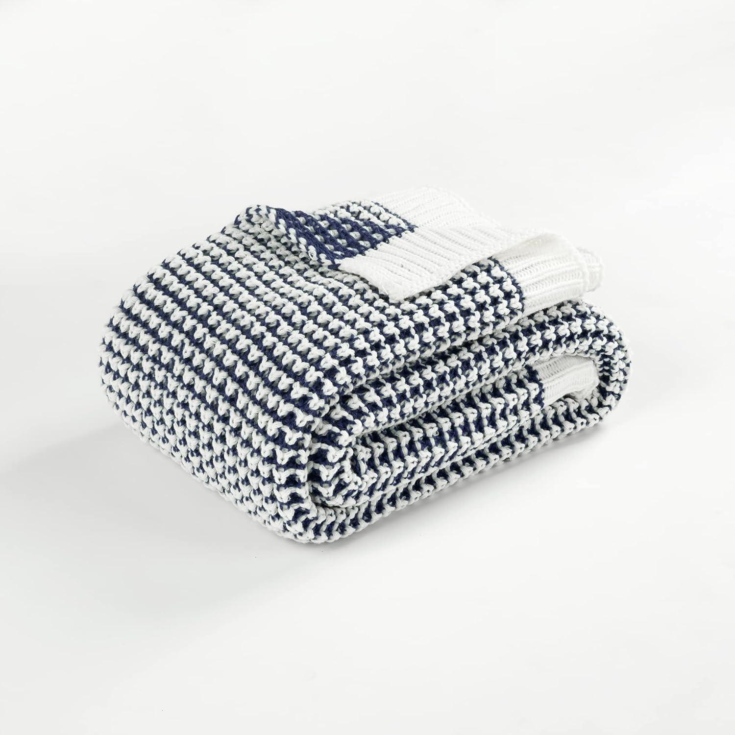 50"x60" Chic and Soft Knitted Throw Blanket - Lush Décor