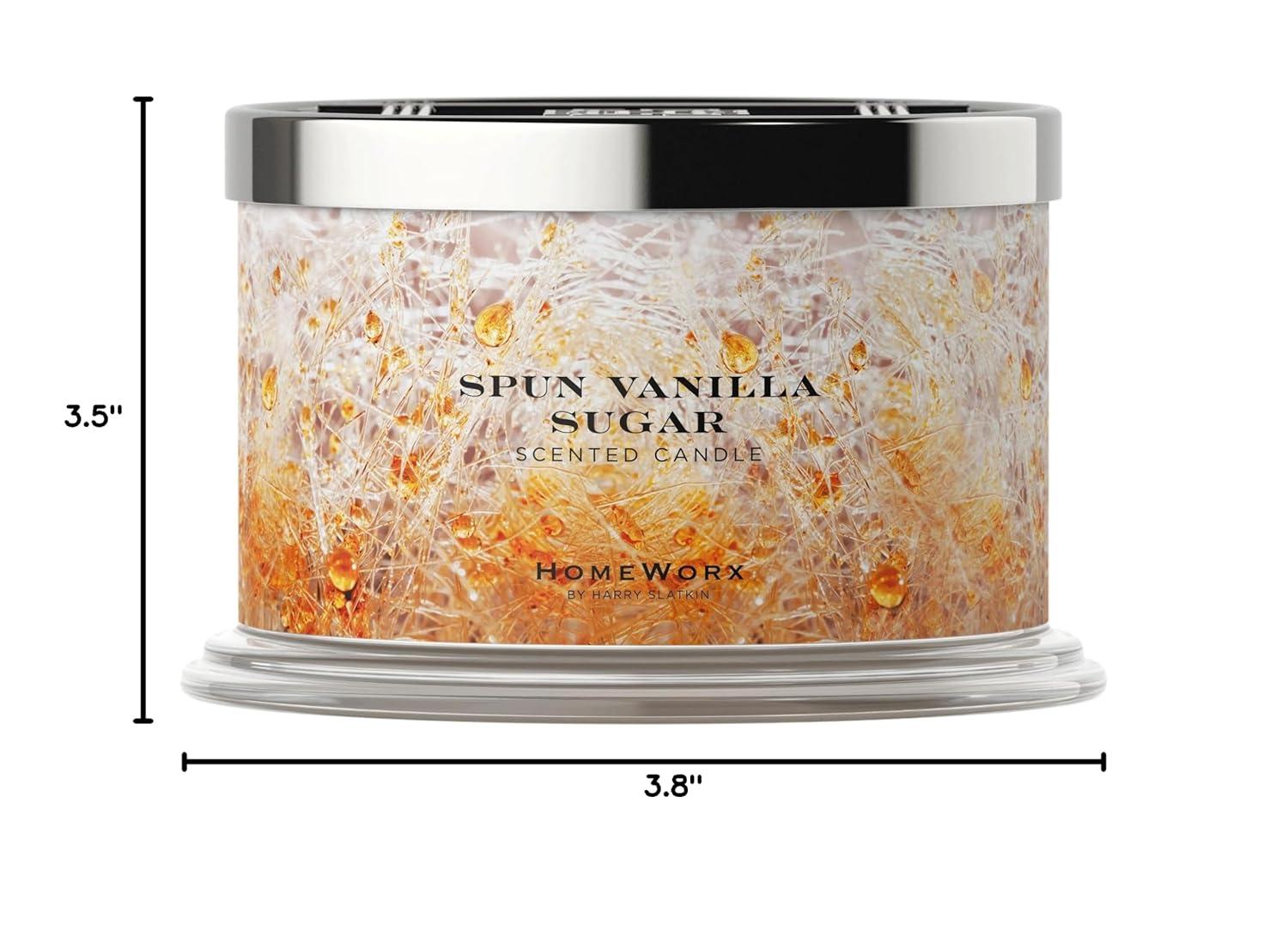 Vanilla Sugar Cream Scented Candle with Four Wicks