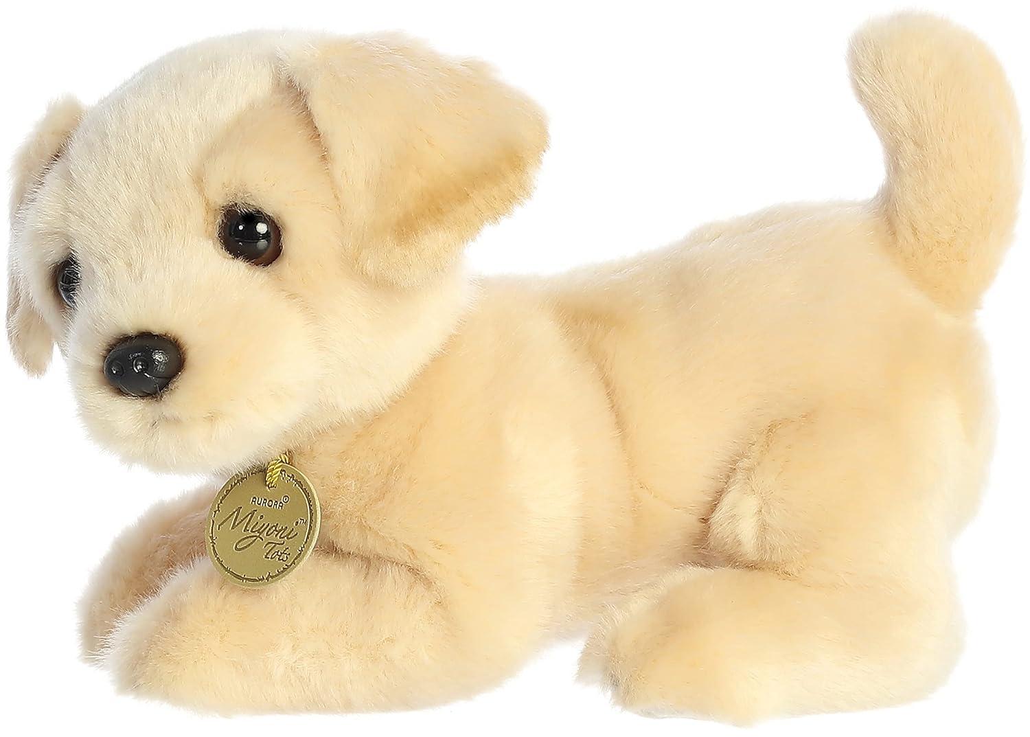 Aurora Small Yellow Lab Pup Miyoni Adorable Stuffed Animal 9"