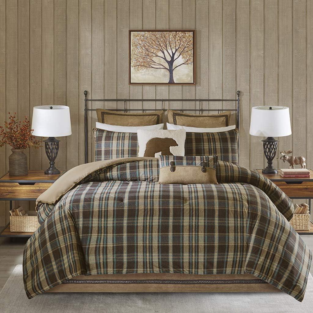 Woolrich Hadley Plaid Comforter Set, Queen, Multicolor