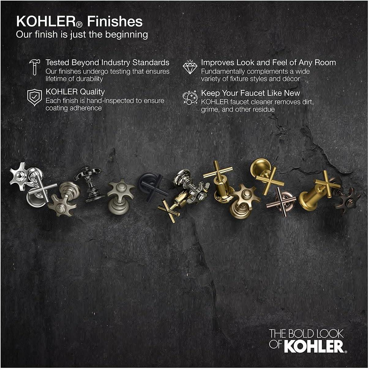 Kohler Pitch Rite-Temp Bath And Shower Trim With 1.75 GPM Water-Saving Single-Function Showerhead, Single Spray Setting