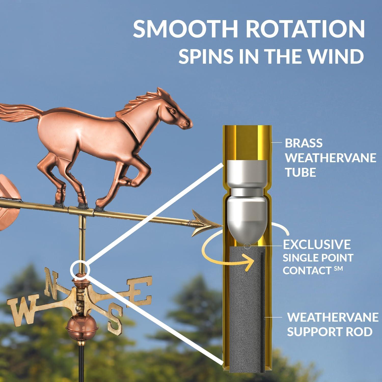 27'' H Metal Animals Weathervane