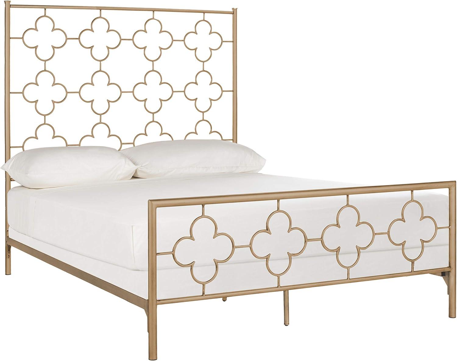 Safavieh Morris Geometric Glam Lattice Metal Headboard