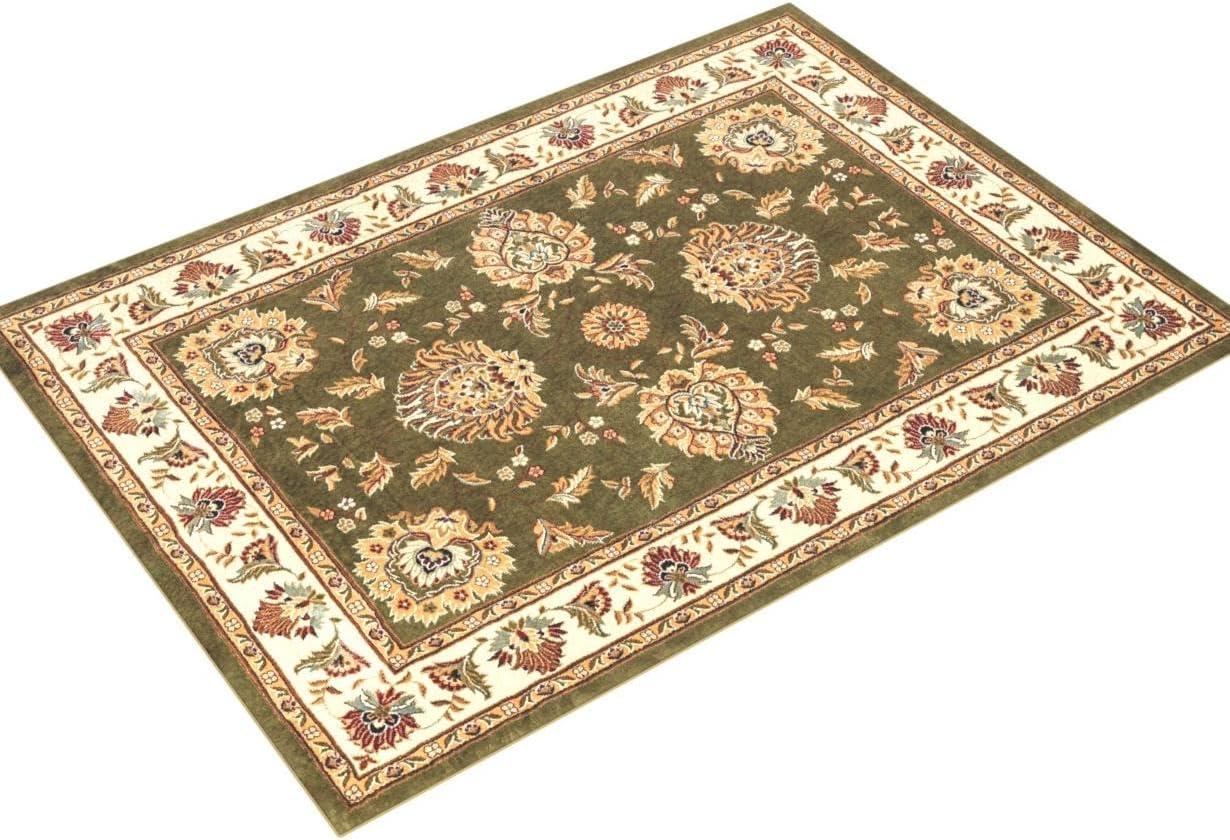 Well Woven Timeless Abbasi Oriental Persian Green 5'3" x 7'3" Area Rug