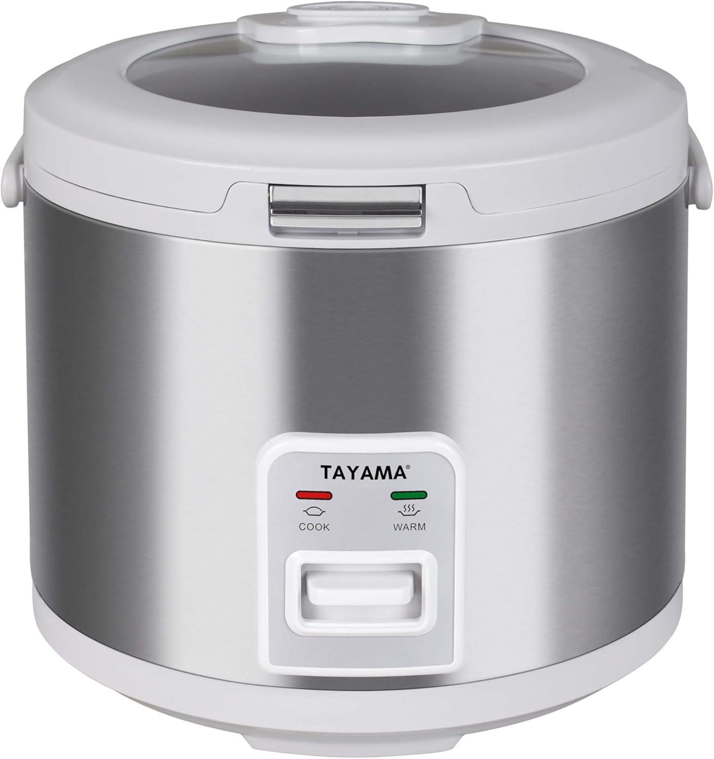 Tayama 20-Cup Automatic Rice Cooker & Warmer with Glass Lid