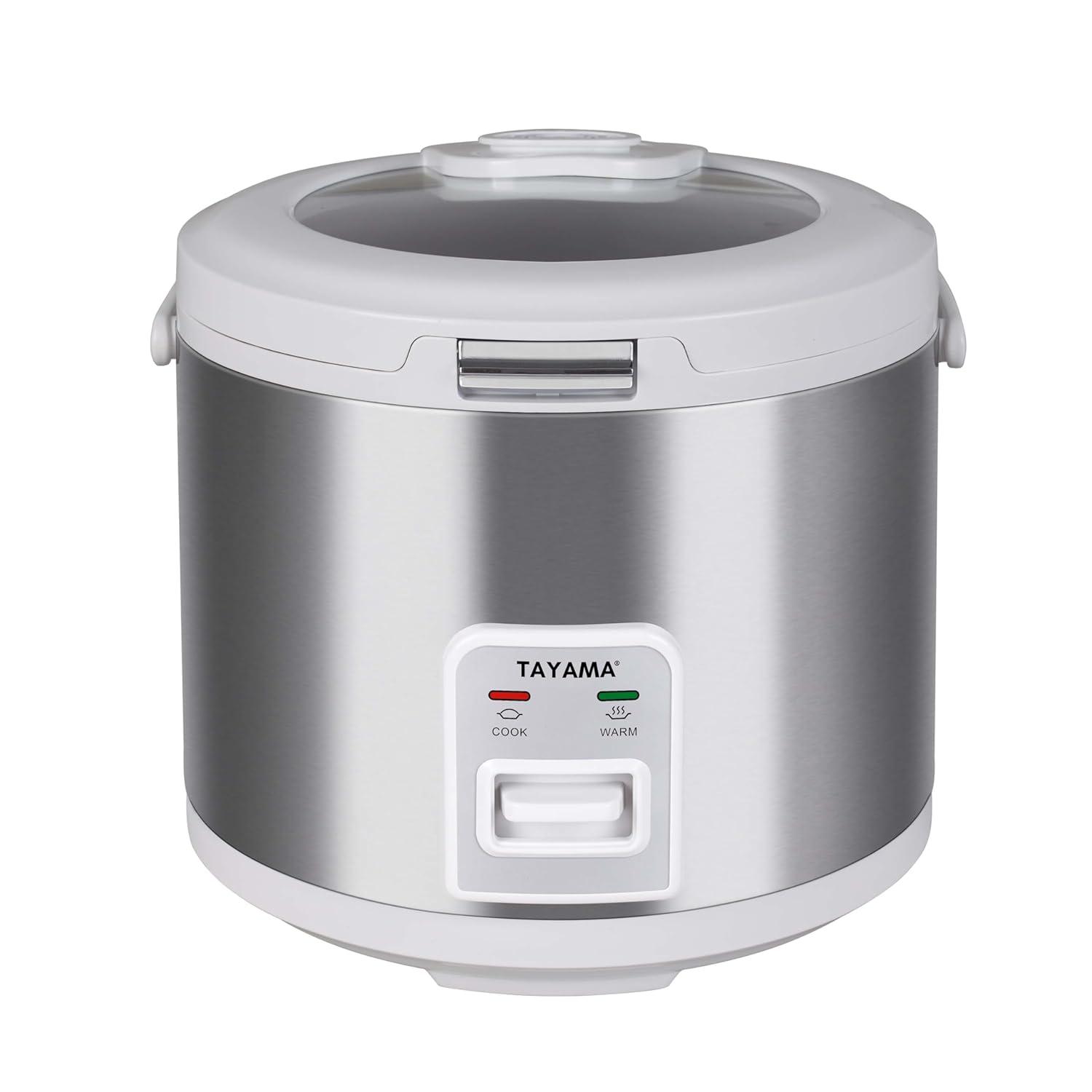Tayama 20-Cup Automatic Rice Cooker & Warmer with Glass Lid