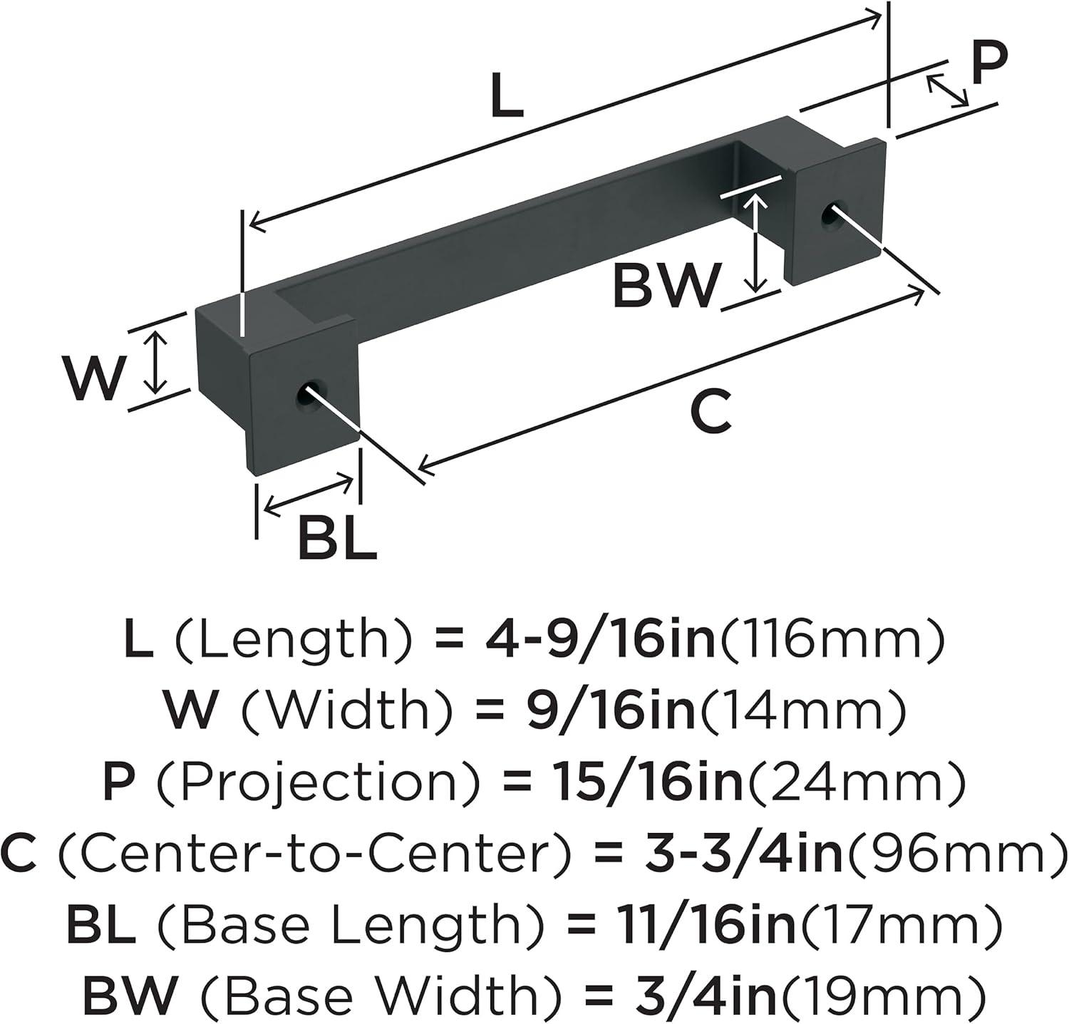 Appoint 3 3/4" Center To Center Bar Pull