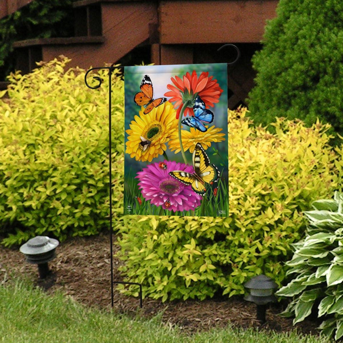 Briarwood Lane Garden Flag 12x18 For Outdoor White Magnolias Spring For Spring Garden Flag Flags For Outside