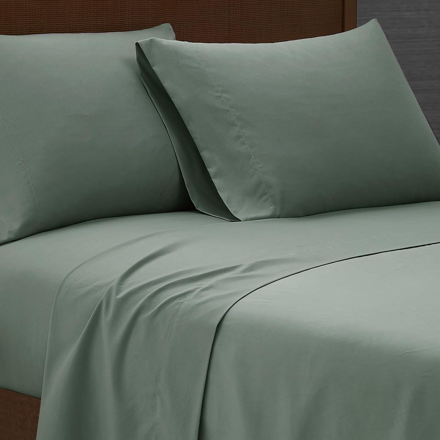 London Fog London Fog Garment Wash Solid Sheet Set