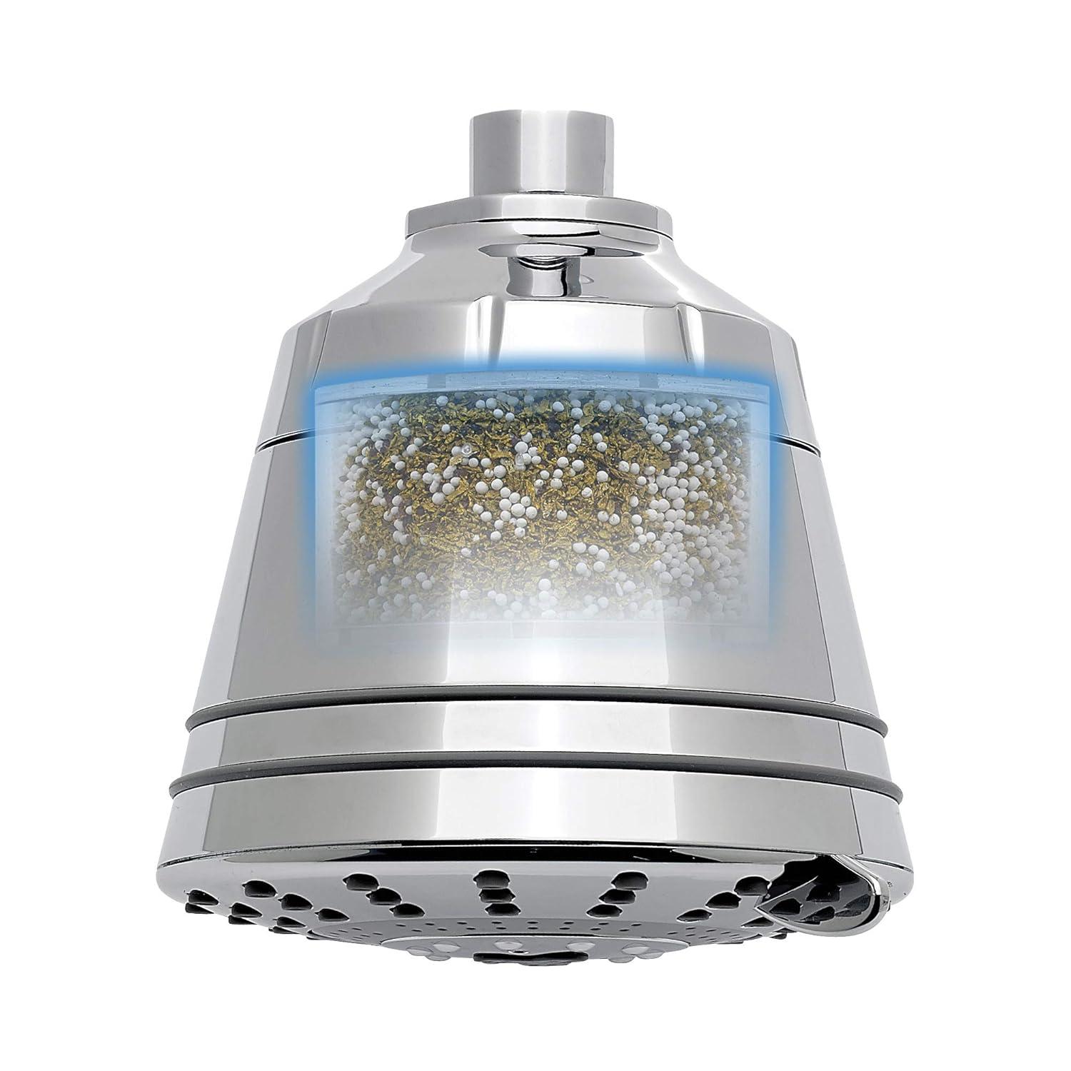 Sprite SHOWERS 7-Spray Filtered Showerhead in Brushed Nickel