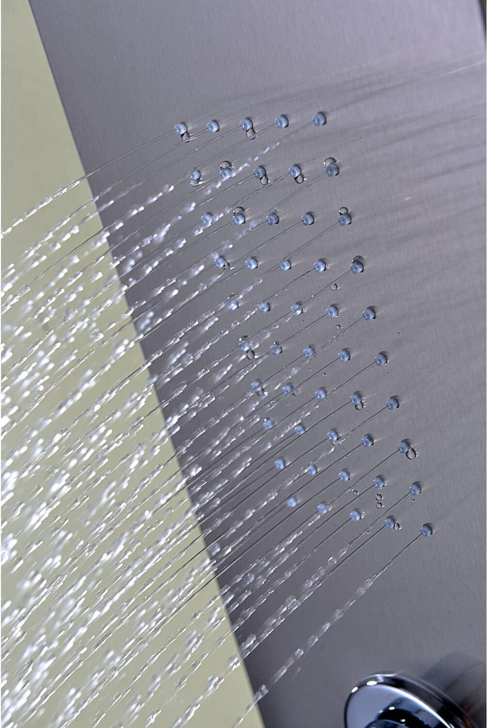 Arc 64'' Shower Panel with Fixed Shower Head