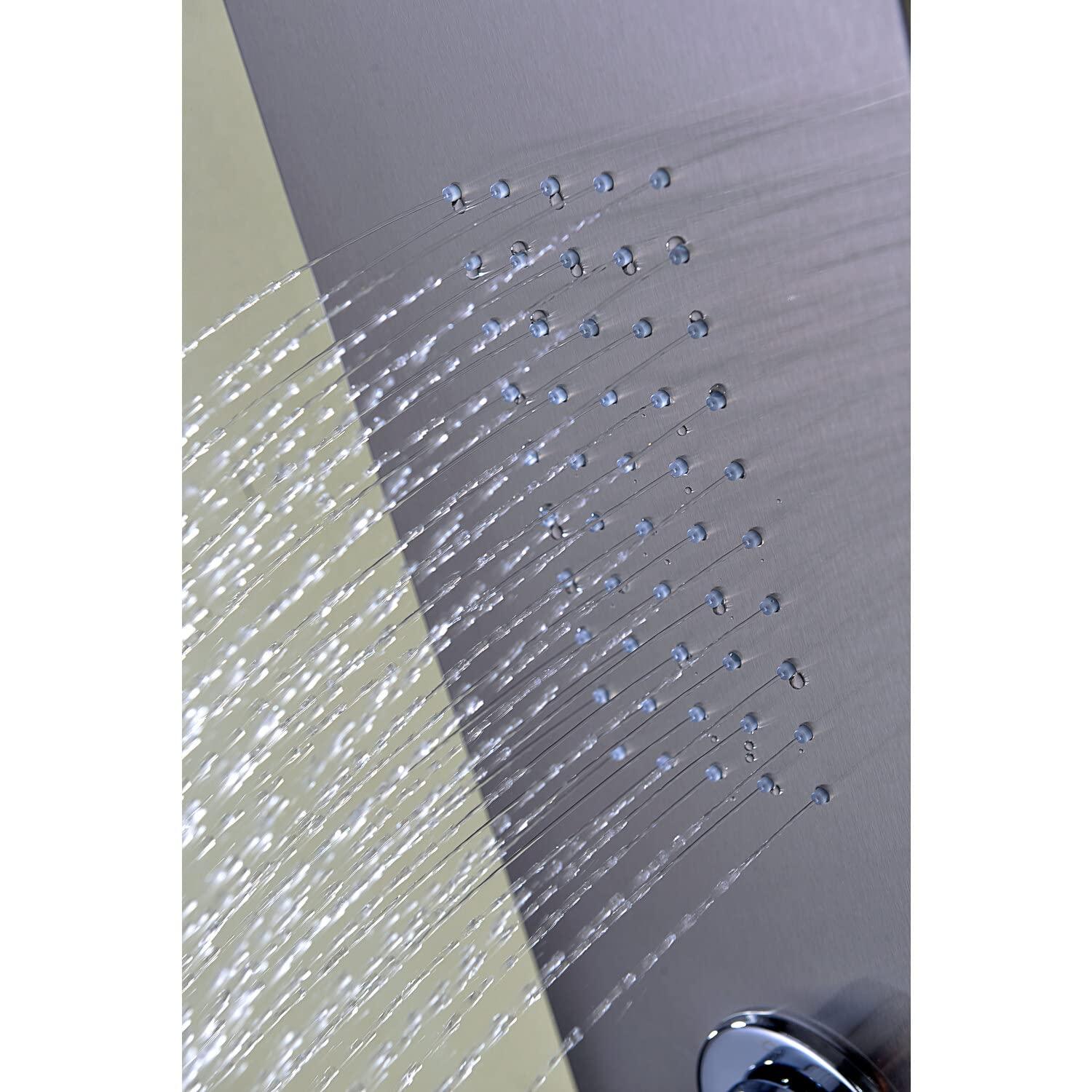 ANZZI Aura 39.37'' Shower Panel with Fixed Shower Head SP-AZ078BS