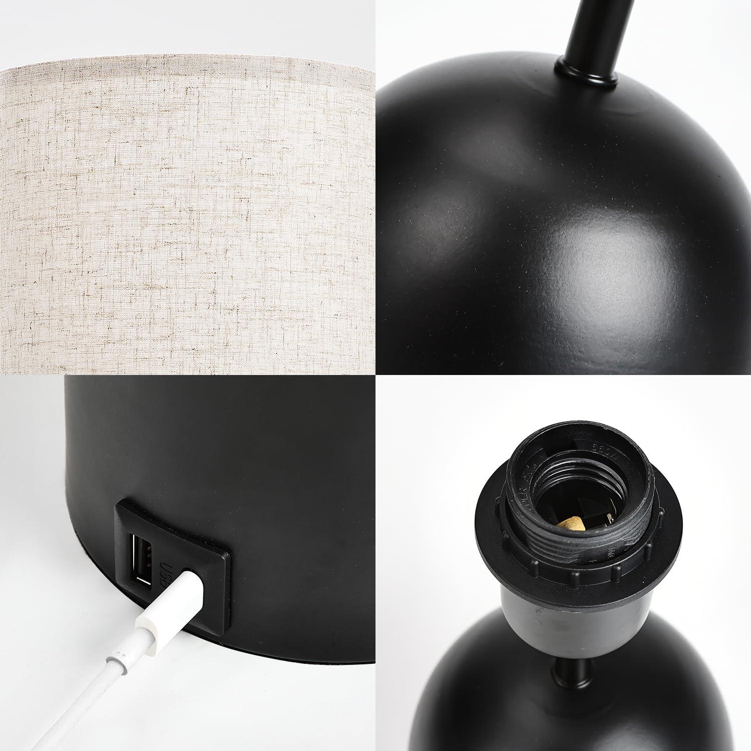 Latitude Run® Touch Control Table Lamps Set Of 2 Dimmable Lamps For Nightstand Bedside Bedroom | Wayfair