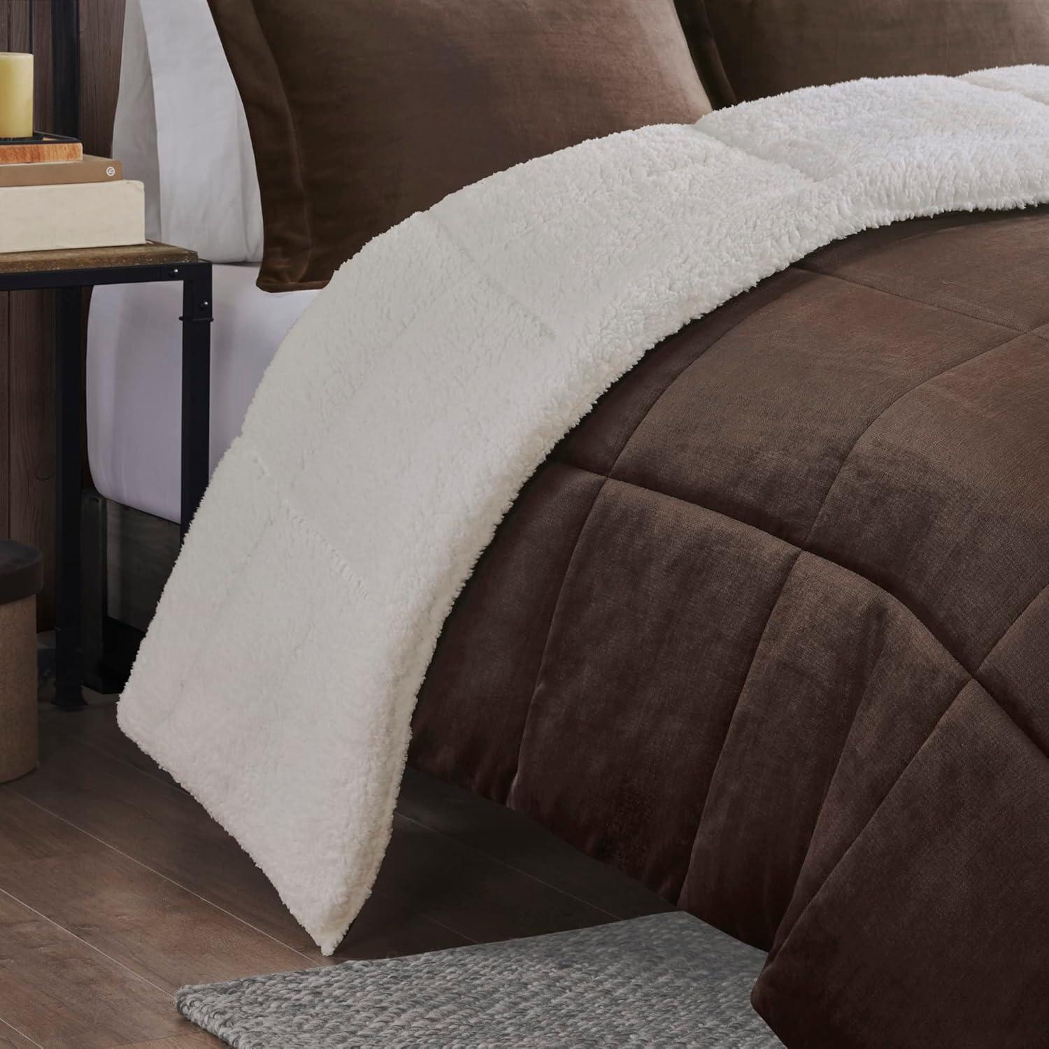 Woolrich Woolrich Alton Plush to Sherpa Down Alternative Comforter Set