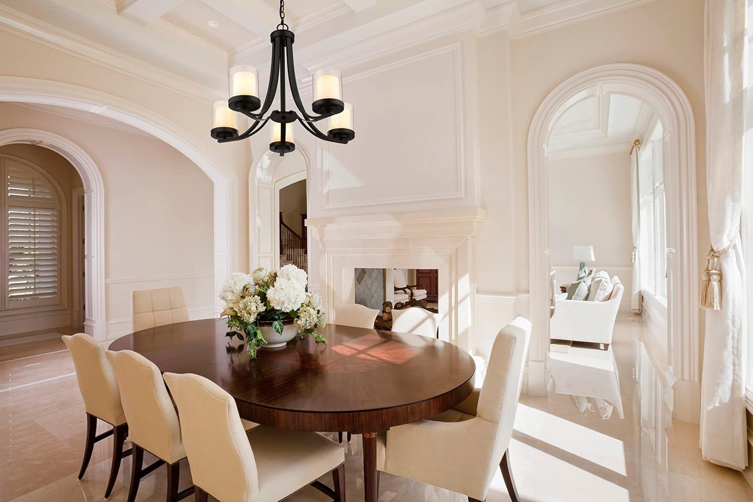 Z-Lite Willow 5 - Light Chandelier in  Olde Bronze