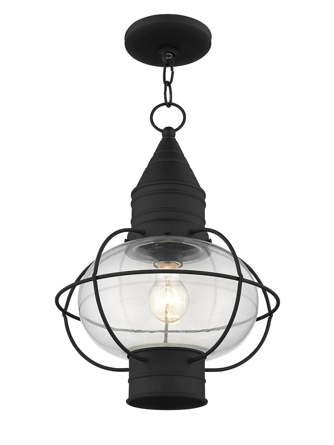 Livex Lighting Newburyport 1 - Light Pendant in  Black