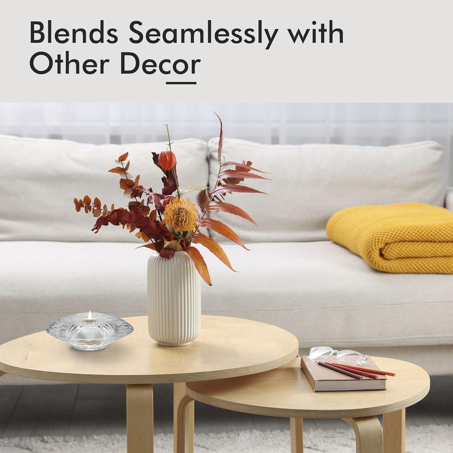 Orrefors Discus 1.75'' H Crystal Tabletop Votive Holder