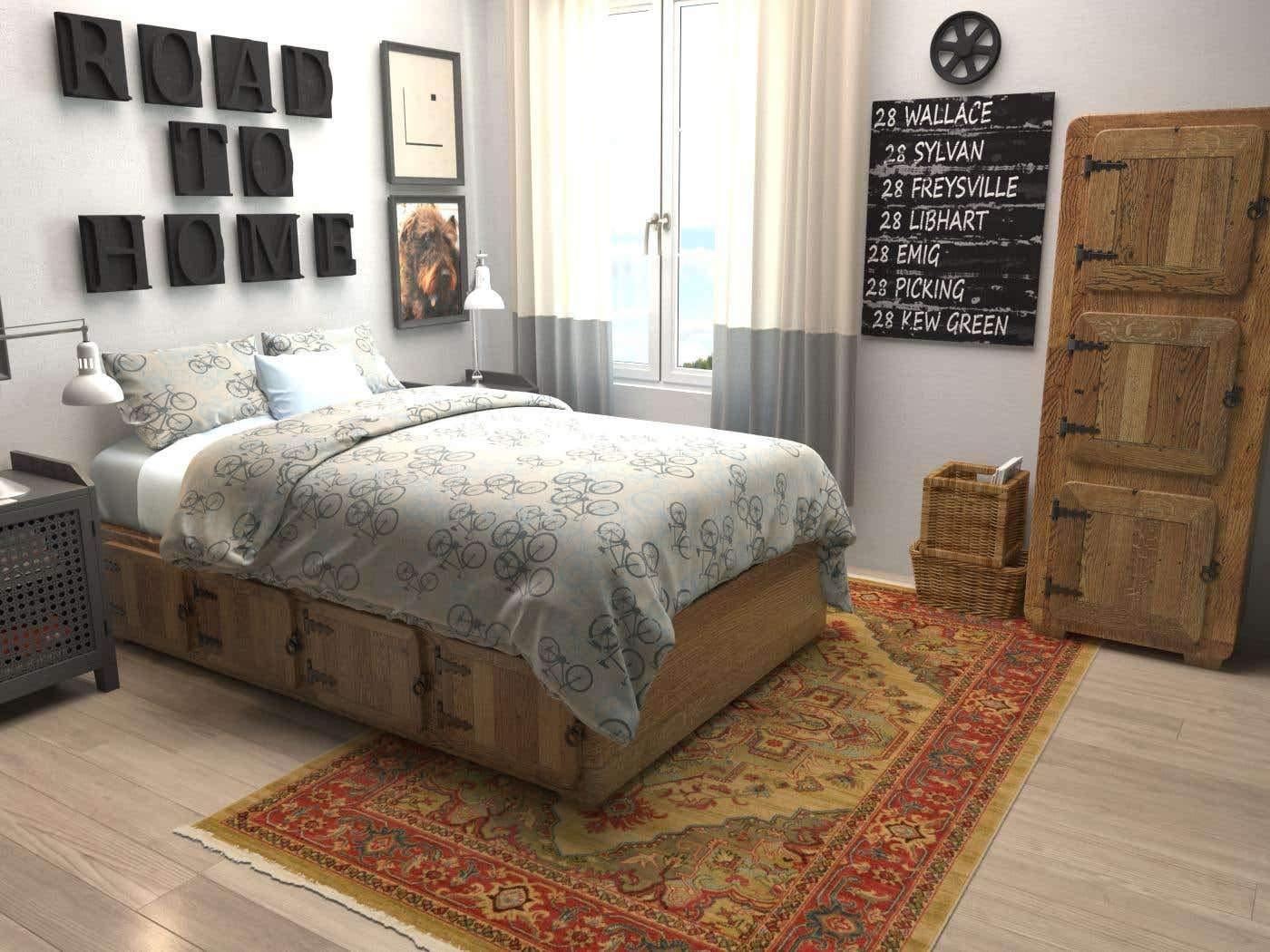Unique Loom 5' 1 x 8' 0 Tan Sahand Arsaces Area Rug