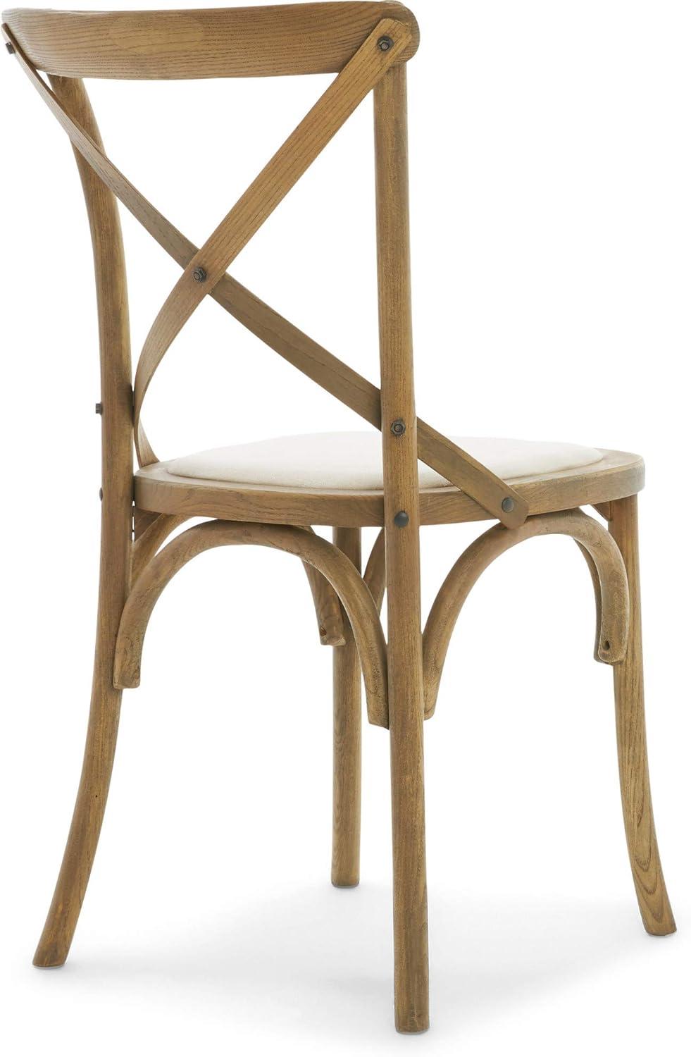 Finch Elmhurst Cross Dining Chair Set of 2 Cream