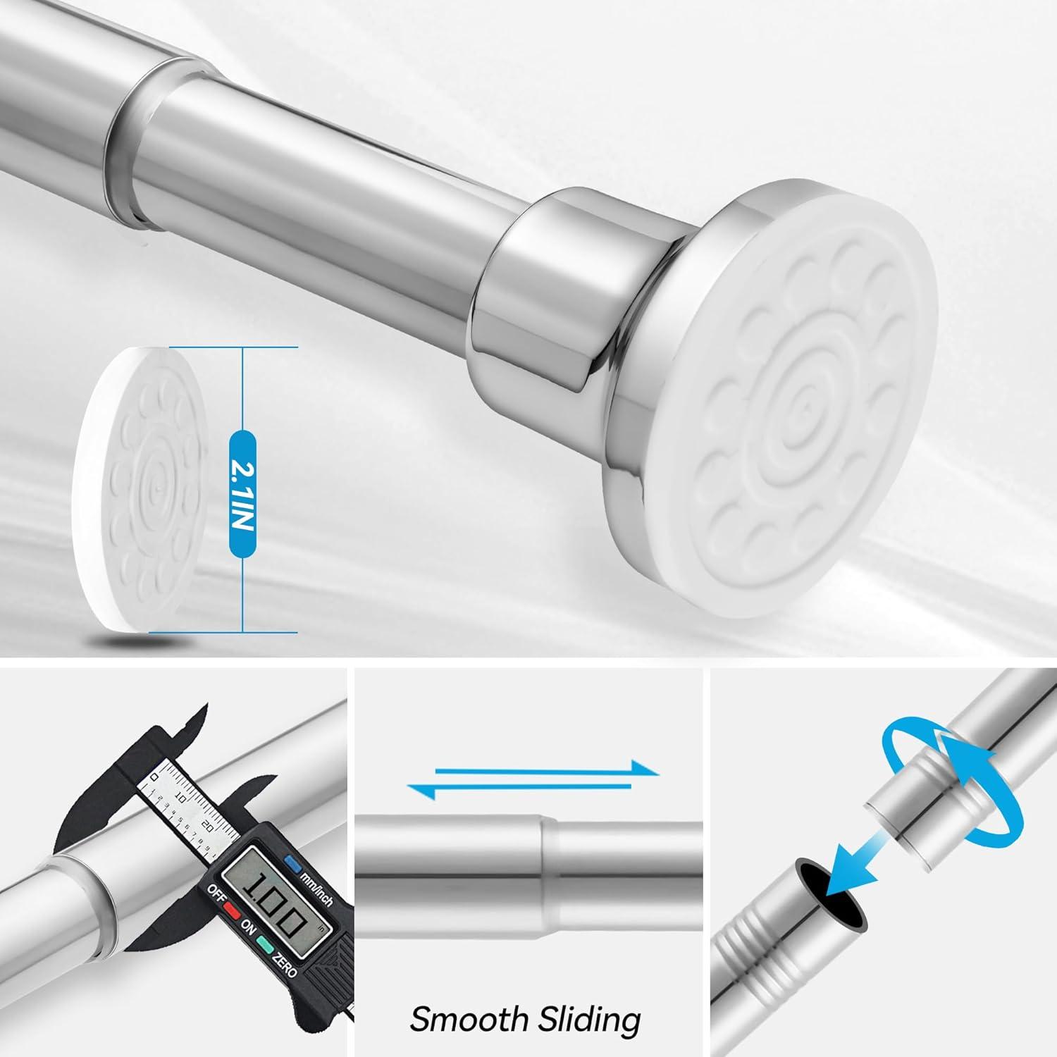 Tromay Heavy Duty Tension Shower Rod