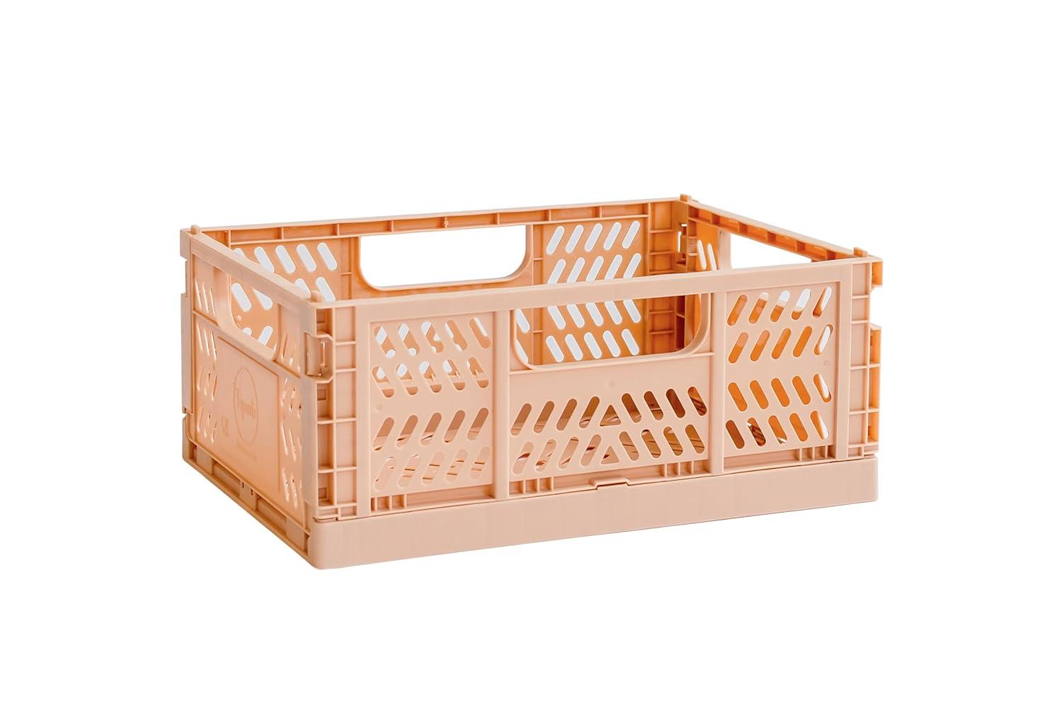 3 Sprouts 3 Sprouts - Recycled Plastic Crates - Pack of 2 - Sand
