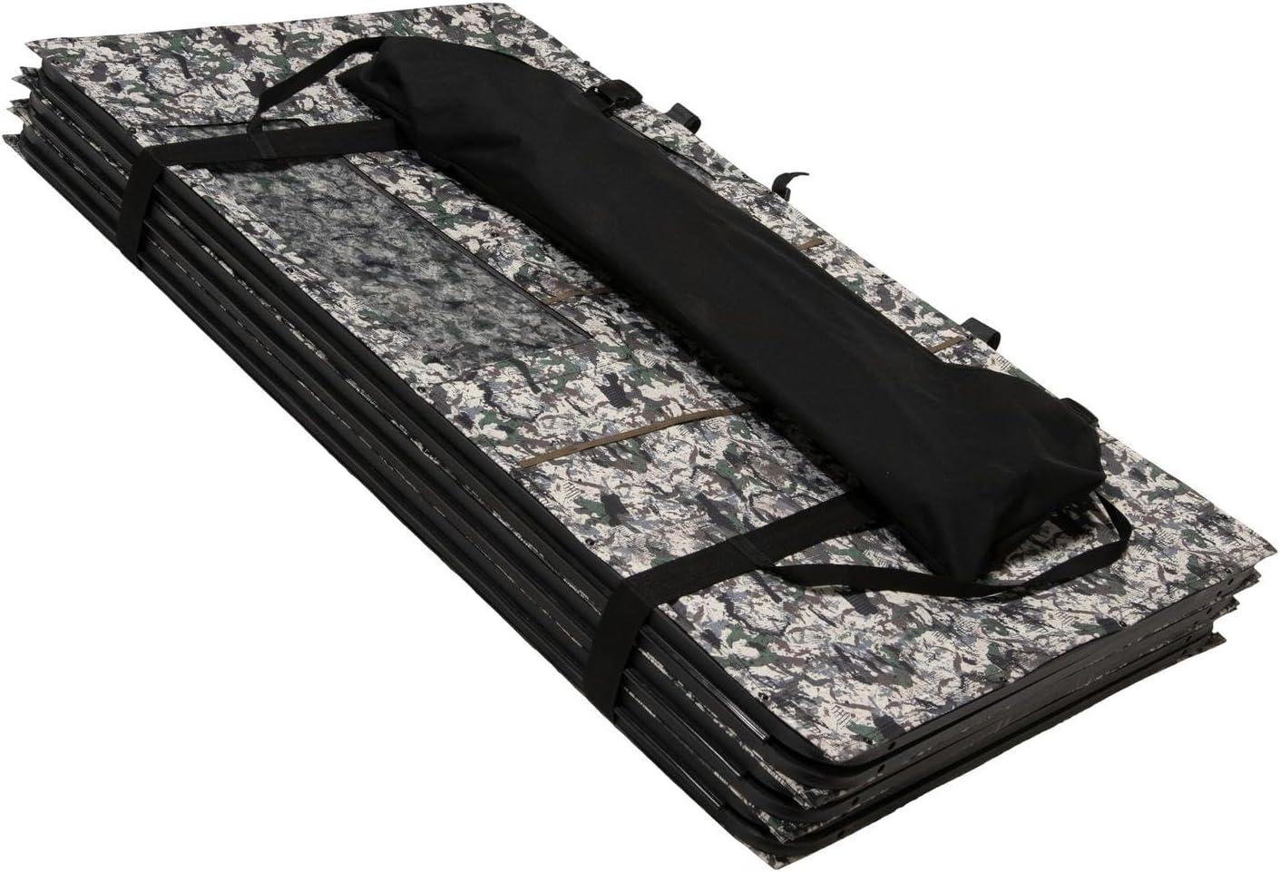 Durable Camo Concealing Ground Hunting Blind with Magnetic Closures