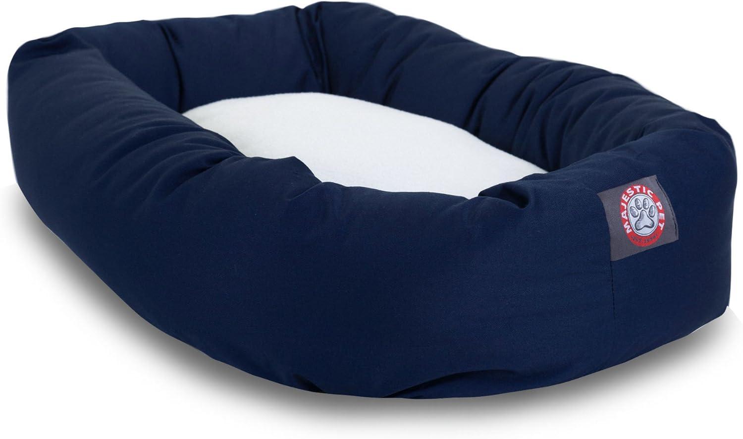 Large Navy Blue Orthopedic Waterproof Outdoor Dog Bed