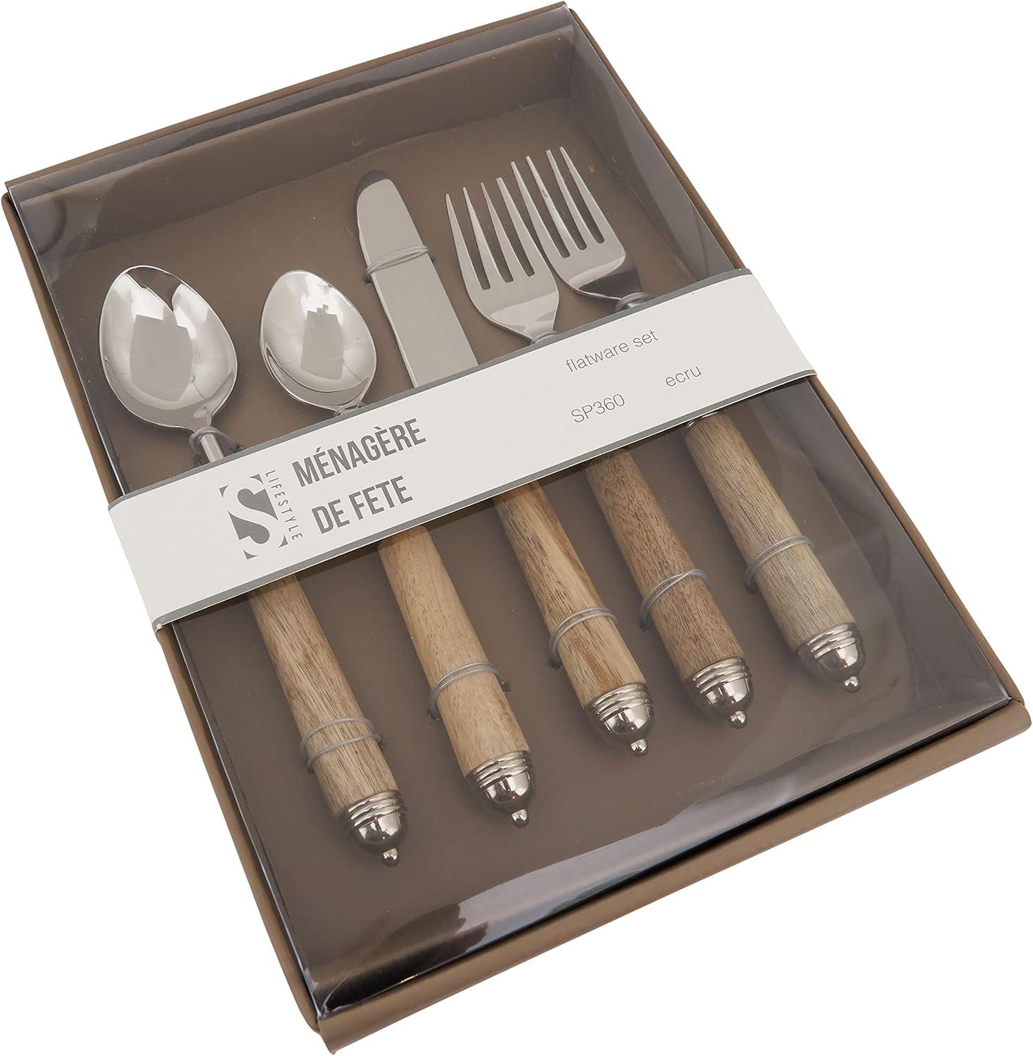 Saro Stainless Steel Flatware Set