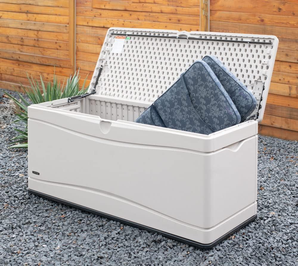 Lifetime Lifetime 60'' W 130 Gallons Water Resistant Polyethylene Plastic Lockable Deck Box