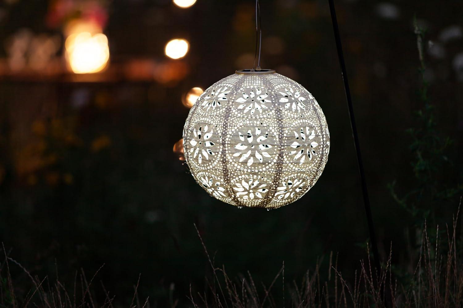 Boho Globe Solar Outdoor Lantern