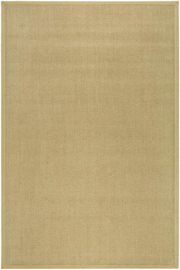 Natural Fiber NF443 Power Loomed Area Rug - Maize/Wheat - 6'x6' - Safavieh.