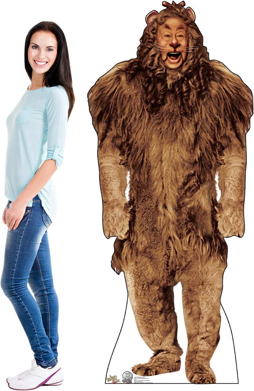 Cowardly Lion Life Size Brown Cardboard Cutout Standee