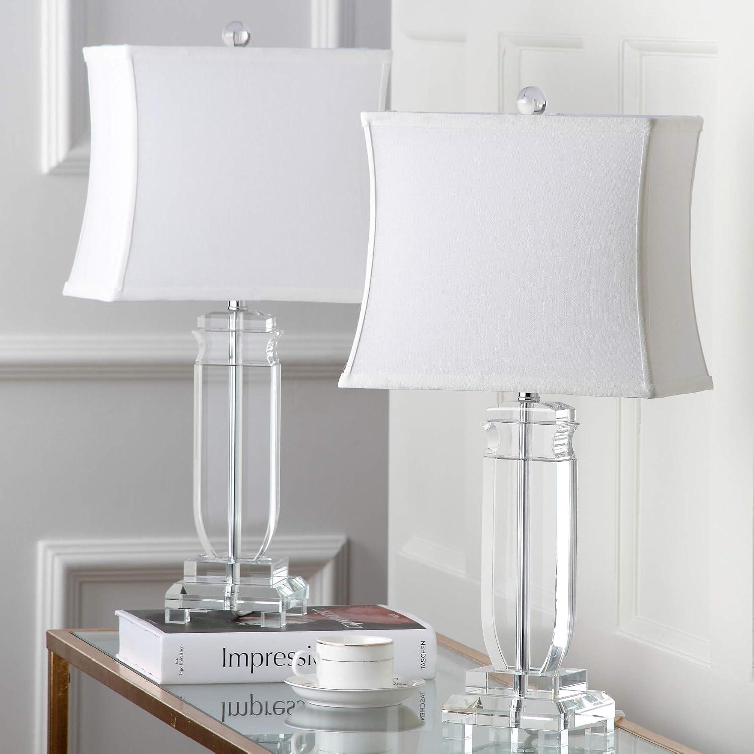 Olympia Crystal Table Lamp (Set of 2) - Clear - Safavieh