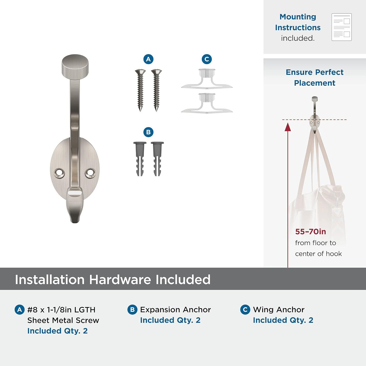 Wall Mounted Single Hook