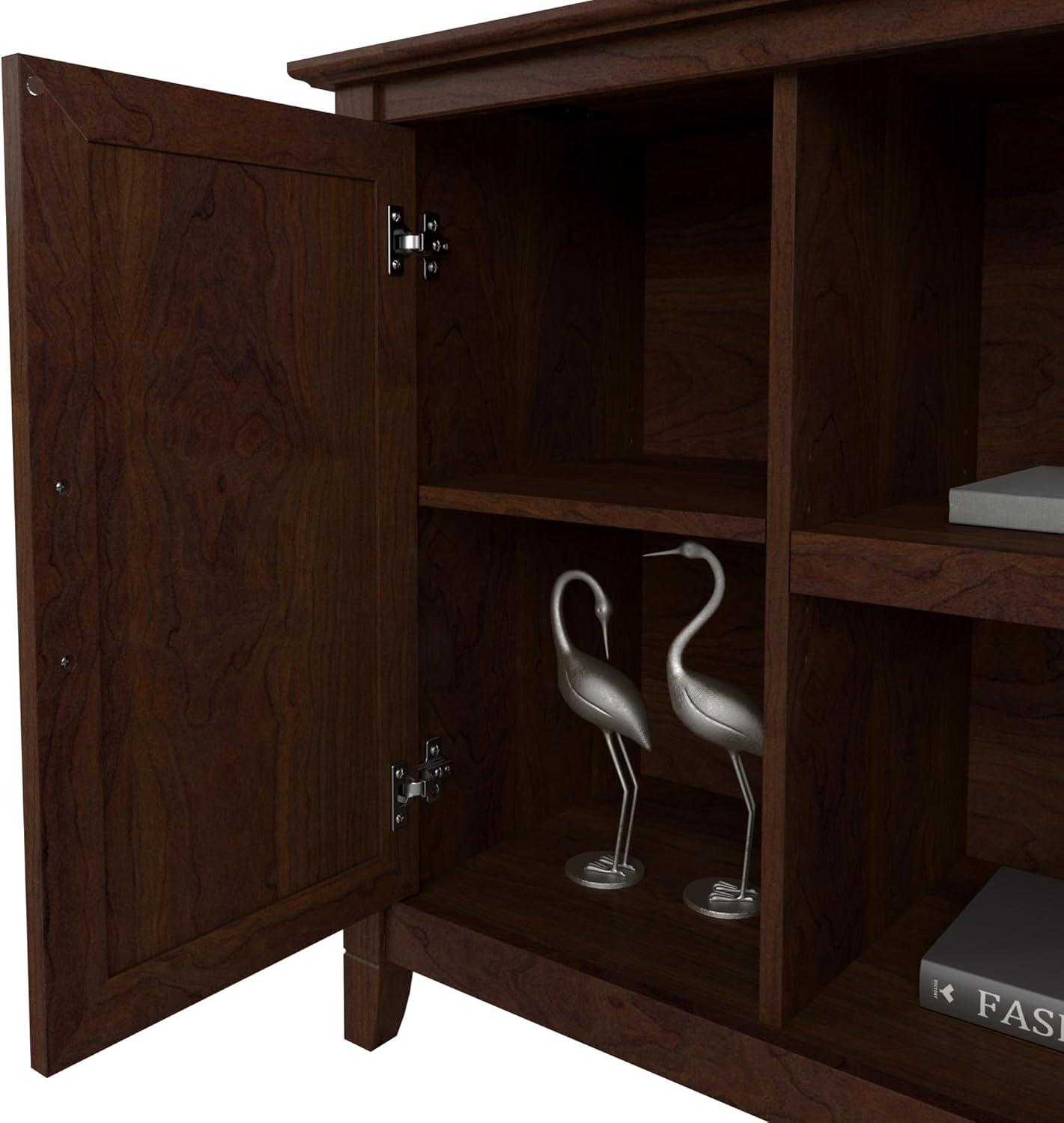 Key West Accent Cabinet with Doors in Bing Cherry - Engineered Wood