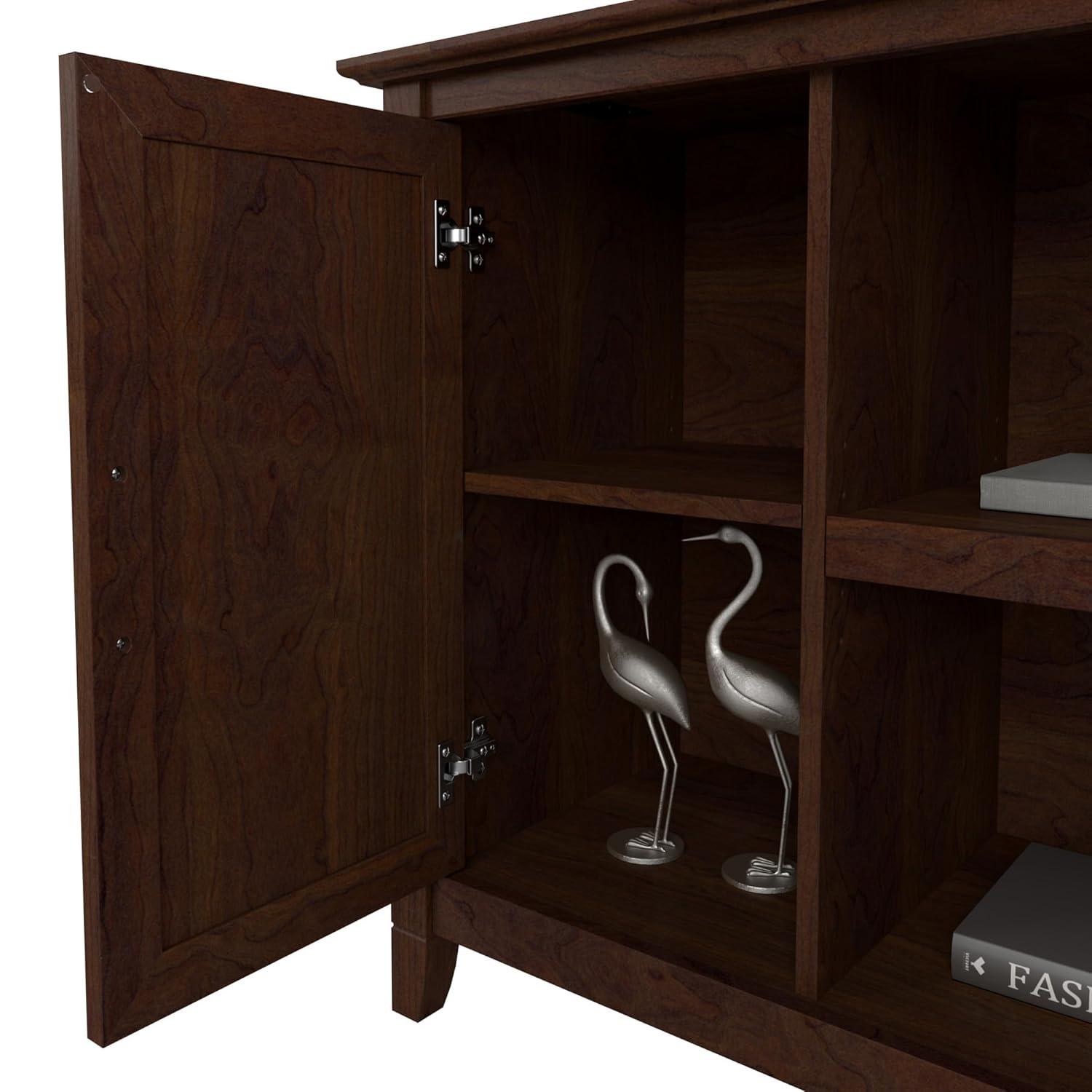 Key West Accent Cabinet with Doors in Bing Cherry - Engineered Wood