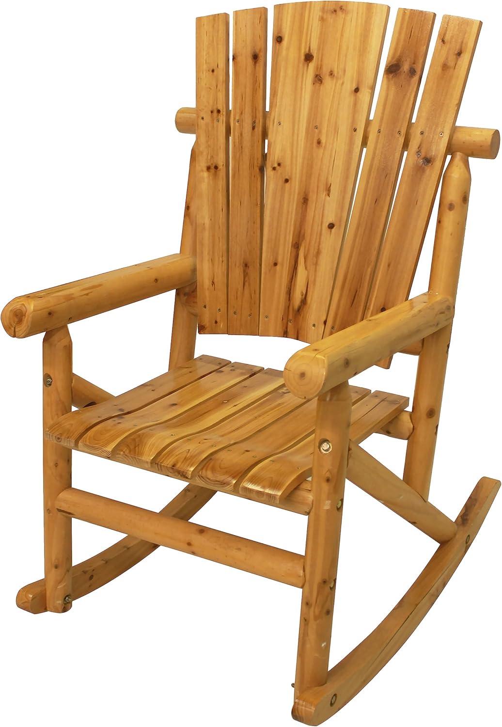 Leigh Country TX 95100 Aspen Outdoor Wood Adult Rocker - Natural