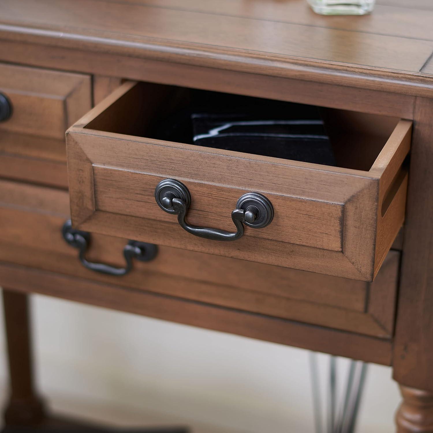 Primrose 3 Drawer Console Table - CNS5707C - Brown - Safavieh