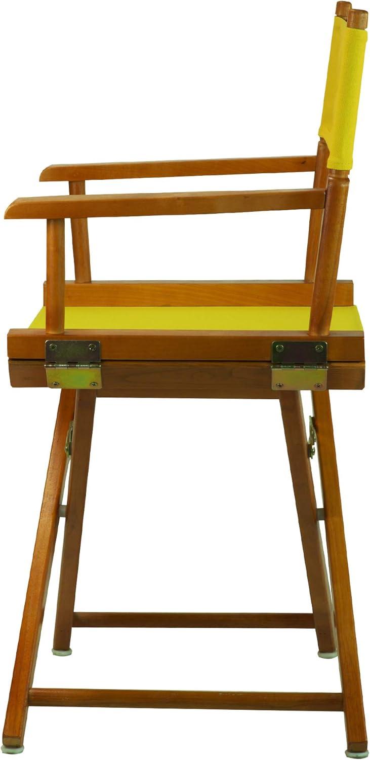 "18" Director's Chair Honey Oak Frame-Yellow Canvas"