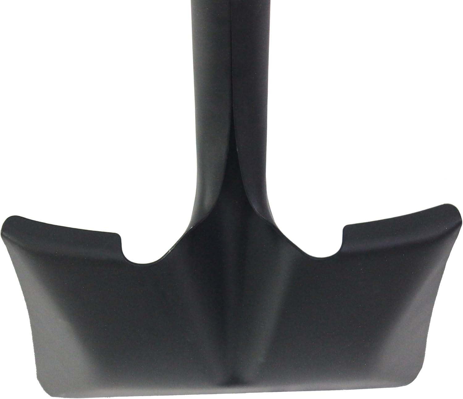 Workforce Tools Square Point Shovel - Sturdy 48” Wooden Handle - Heavy Duty 16 Gauge Steel Head