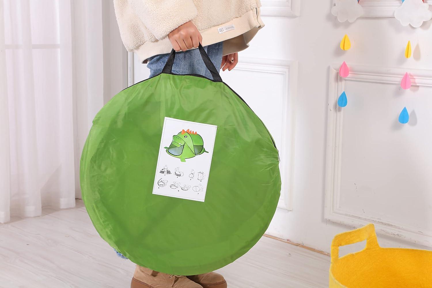 Kids Play Tents – Collapsible Tent for Boys Girls Gift - Large Foldable Playhouse Indoor/Outdoor Fun - Pop up Tent Toys for Age 1 and up Child Birthdays Presents (Shark)