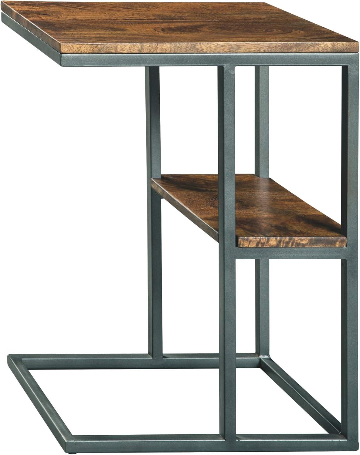 Signature Design by Ashley Casual Forestmin Accent Table  Natural/Black