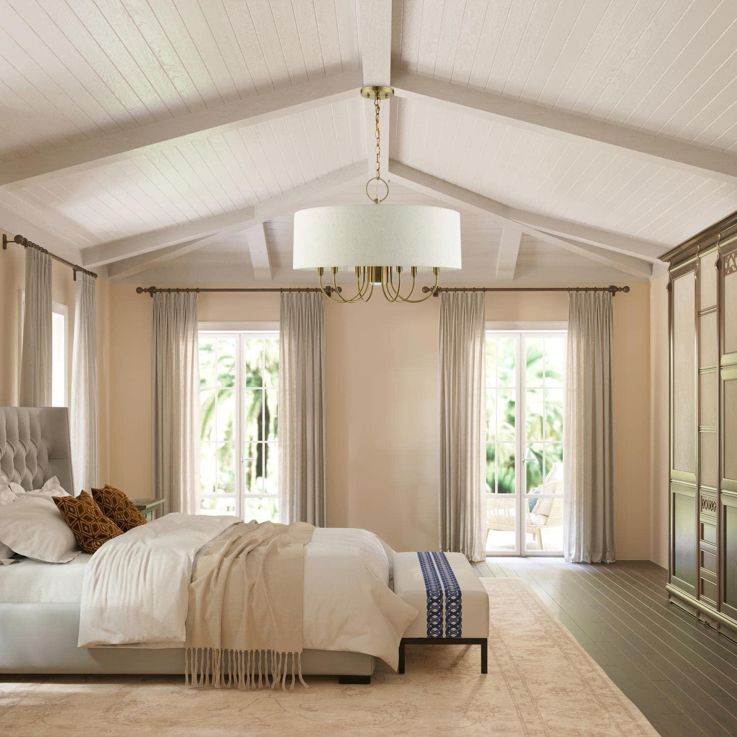 Dovecove Winscombe Shaded Drum Chandelier
