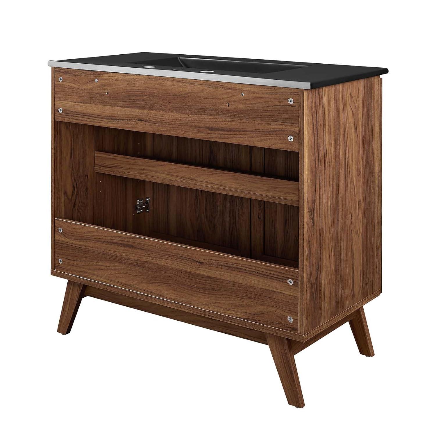 Modway Modway Soma 36'' Free Standing Single Bathroom Vanity with Manufactured Wood Top
