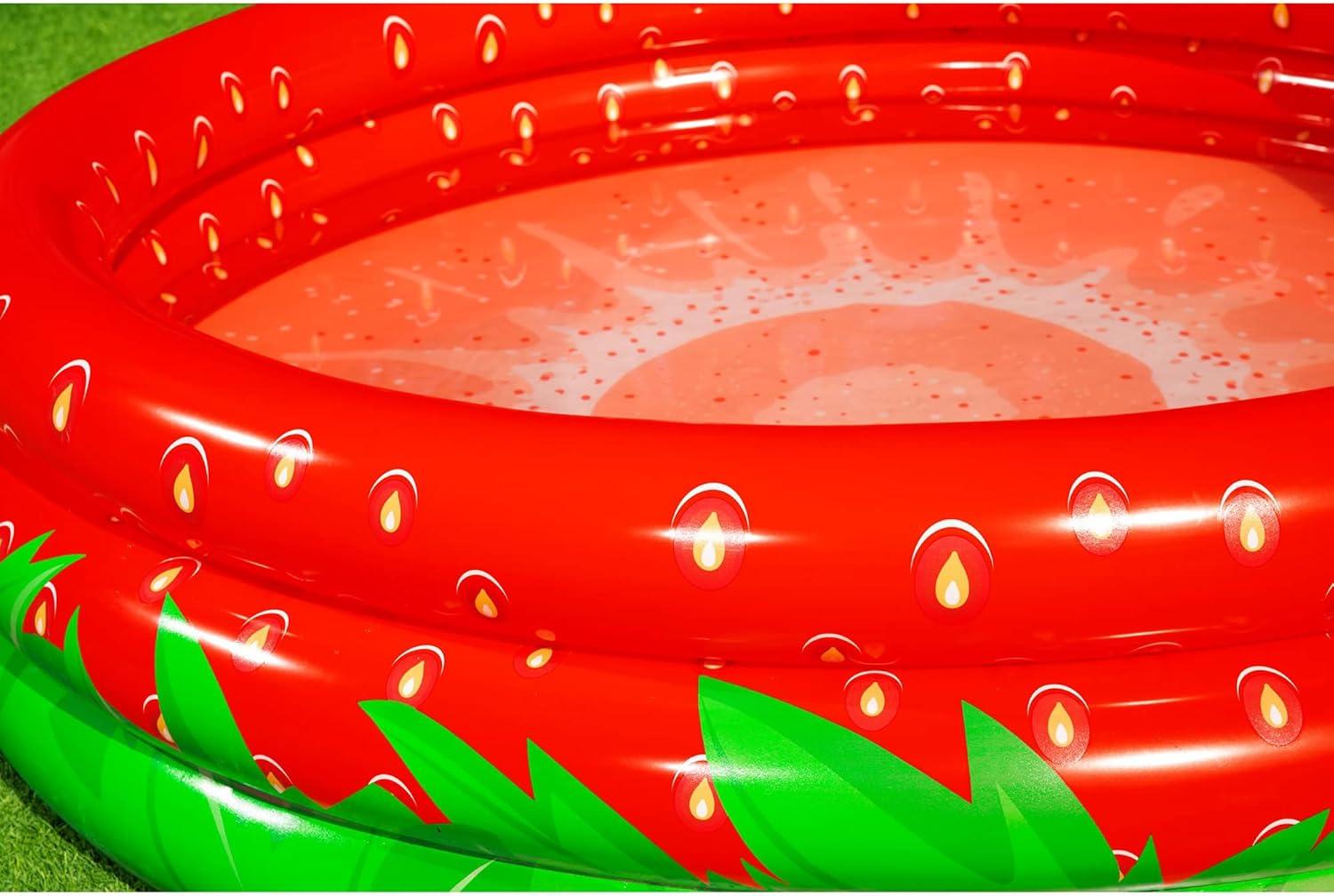 Bestway Round Multicolored Inflatable Strawberry Pool