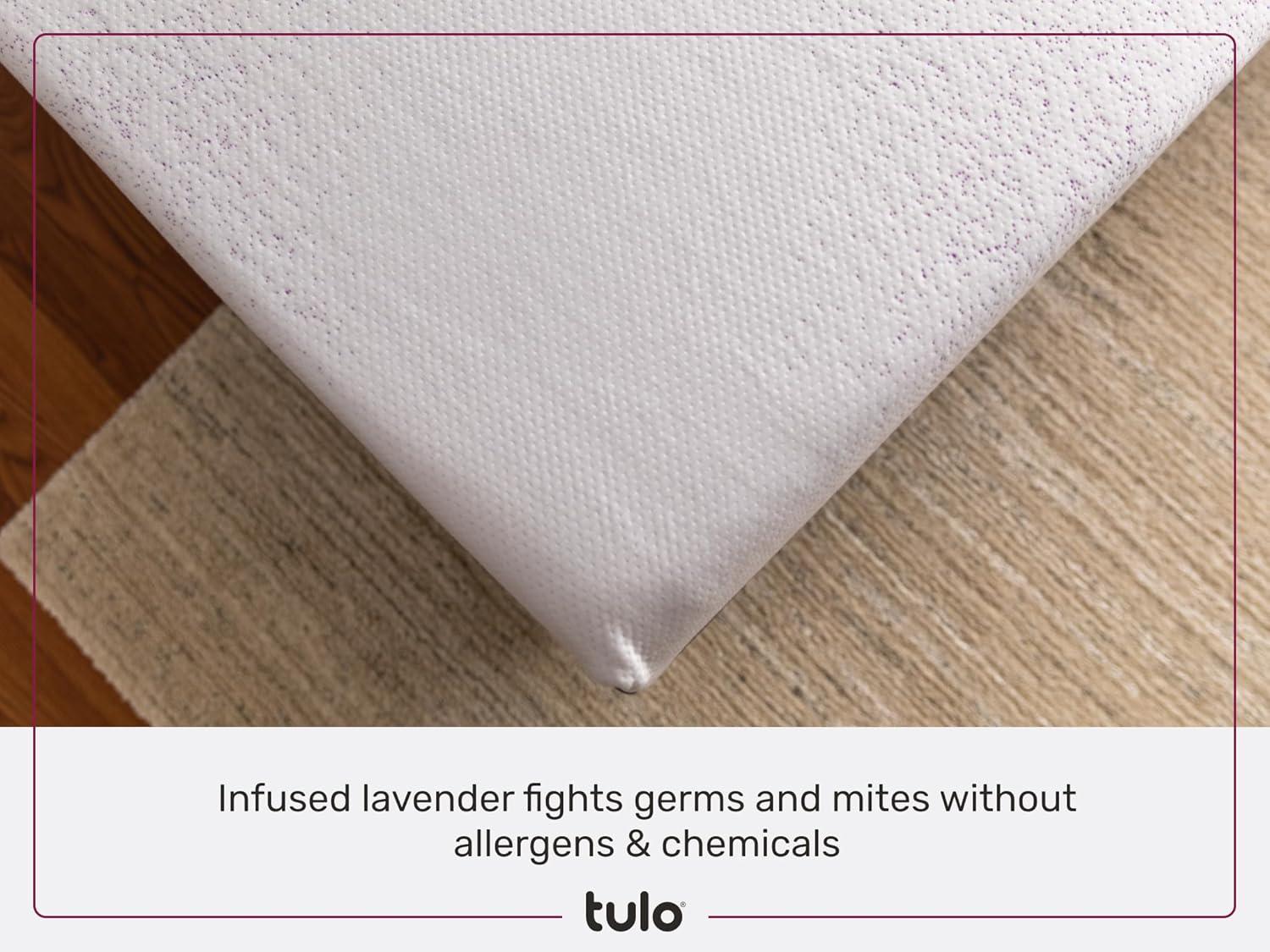 Queen Size 10" Lavender Memory Foam Mattress